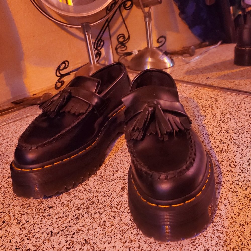New DR. MARTENS Adrian Quad Tassel Loafers size 7 USL